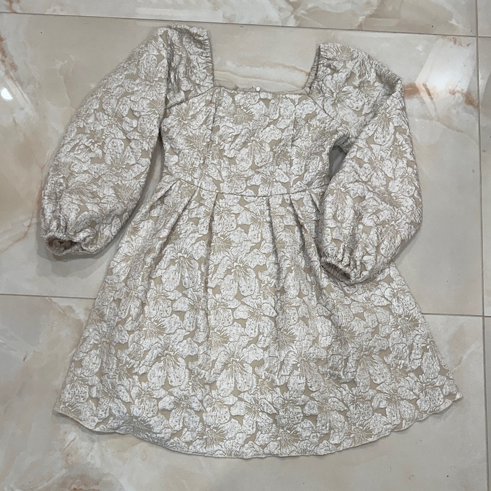 Floral Puff Sleeve Dress